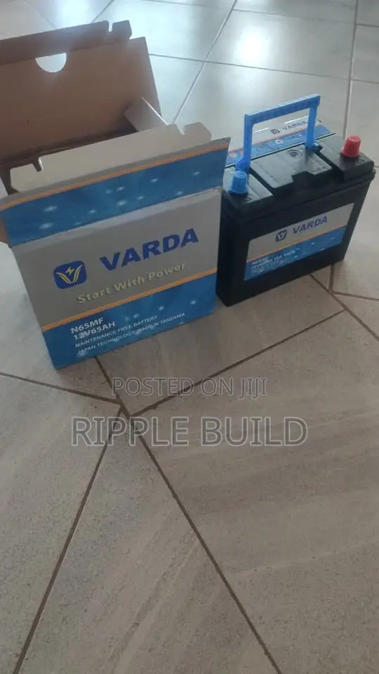 65Ah Varda N65/L Left Hand Car Battery 580CCA 12V