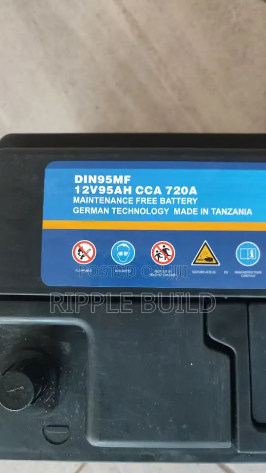 95Ah Buffalo DIN95/L Left Hand Car Battery 720CCA 12V