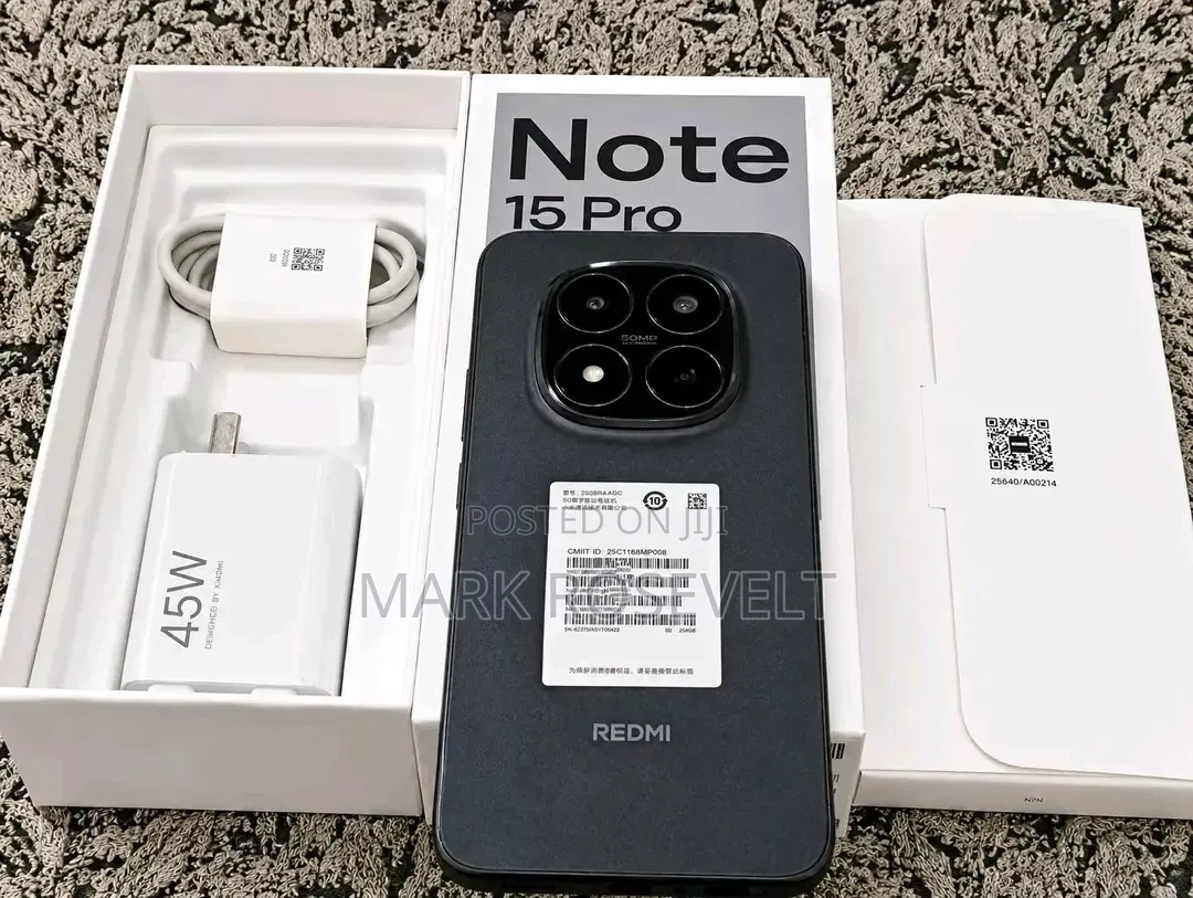 New Xiaomi Redmi Note 15 Pro 512 GB Black