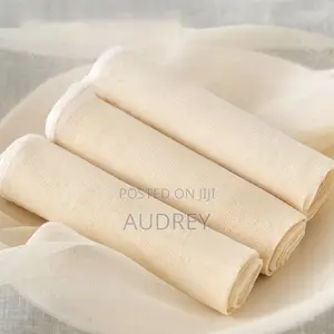 5 Square Reusable Muslin. Unbleached Cotton Cheesecloth for Straining
