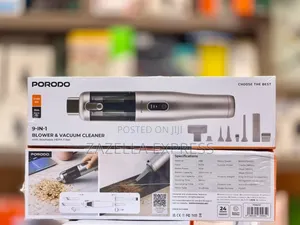 Porodo 9in1 Blower Vacuum Cleaner With Washable HEPA Filter