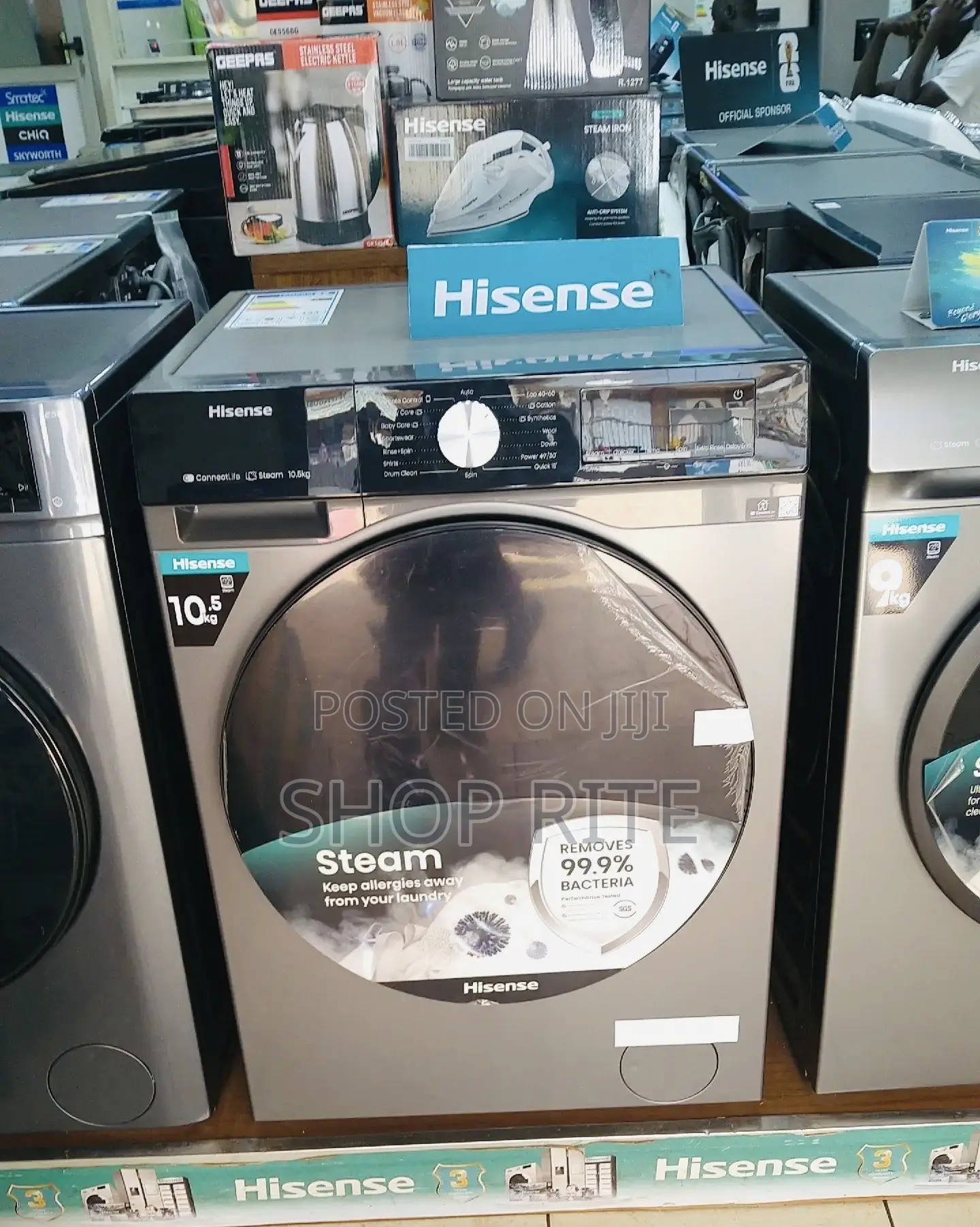 Hisense Washing Machine's 10kgs