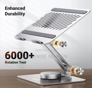 UGREEN Swivel Laptop Stand for Desk Adjustable 360 Rotating Base