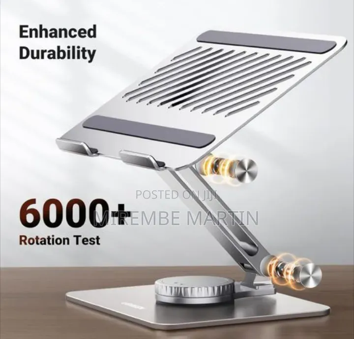 UGREEN Swivel Laptop Stand for Desk Adjustable 360 Rotating Base