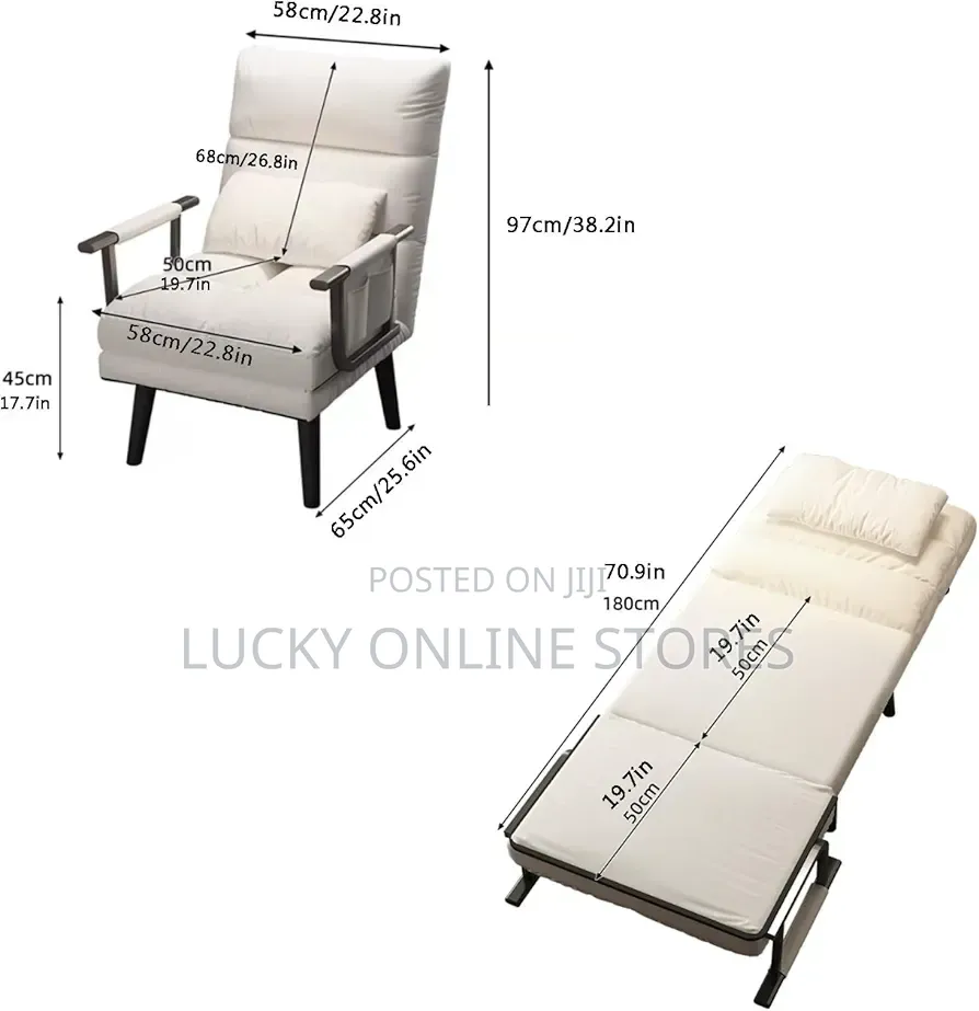 Lazy Folding Sofa Bed Lounge