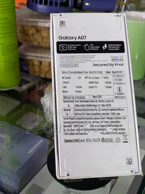 New Samsung Galaxy A07 128 GB Black