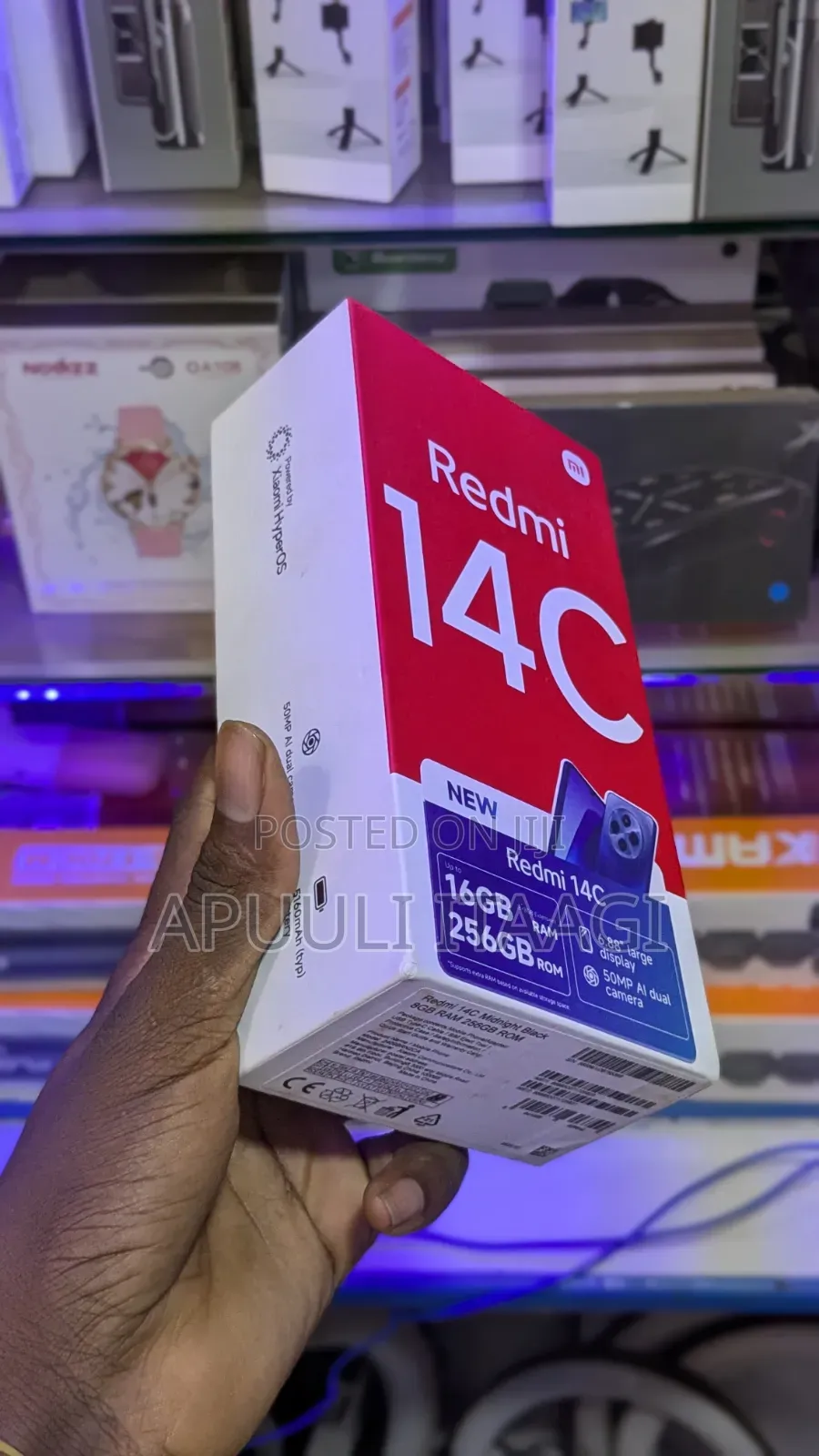 New Xiaomi Redmi 14C 256 GB Black