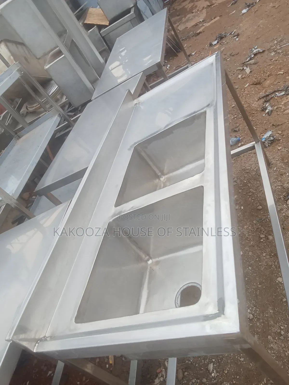 Commercial Stainless Sink With Big Bowl