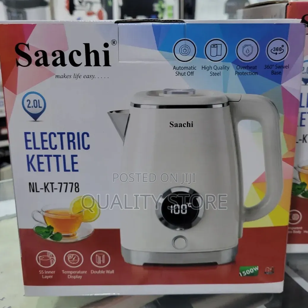 Temperature Display Electric Kettle Saachi