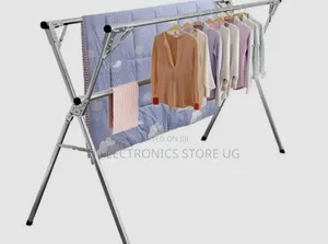 Foldable X-Frame Stainless Steel Clothes Drying Rack