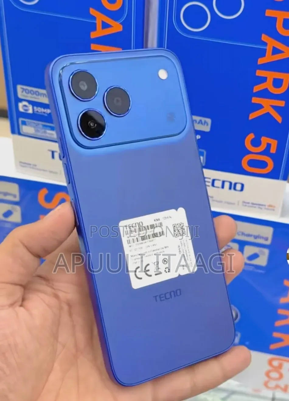 New Tecno Spark 50 128 GB Blue