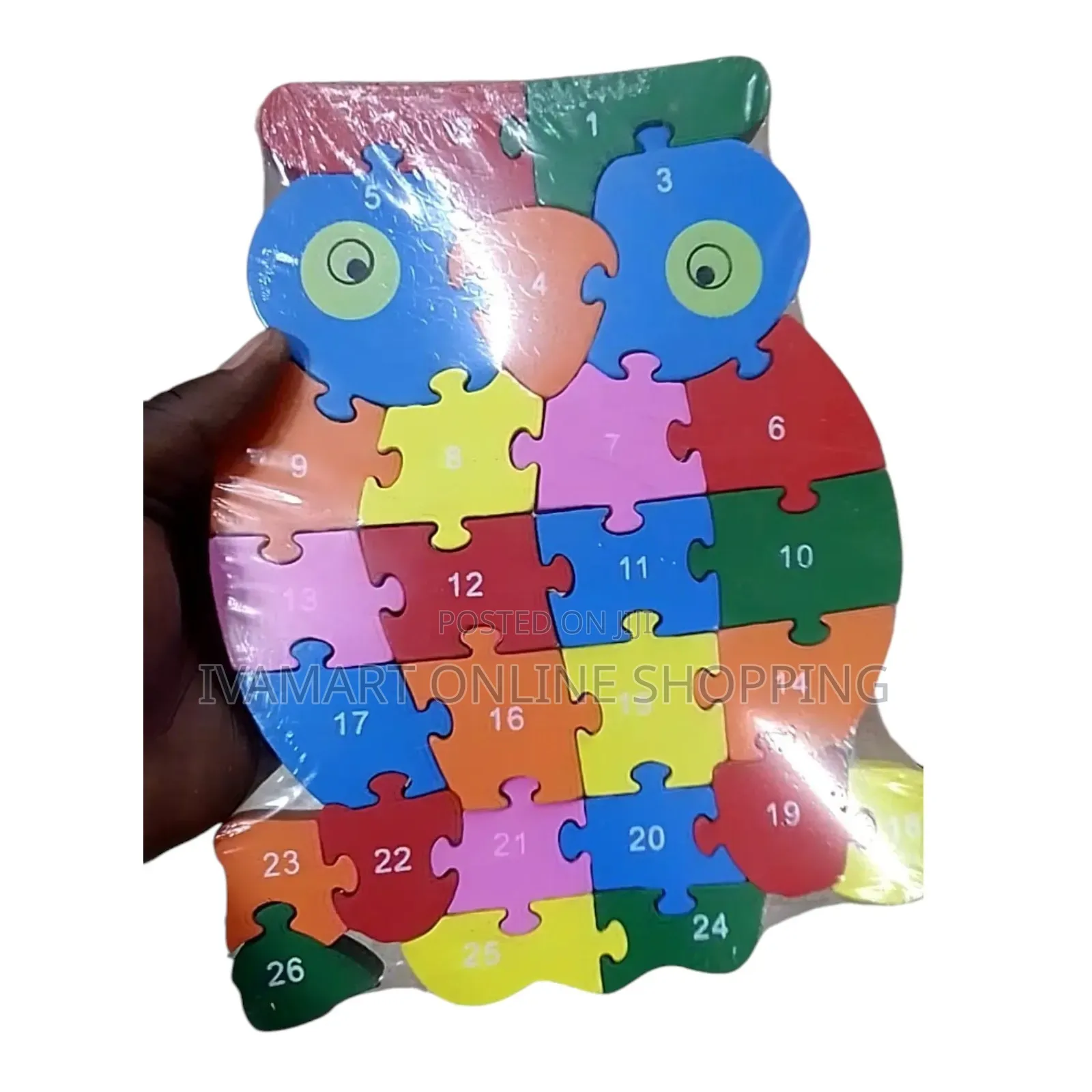 Wooden Jigsaw Puzzles for Kids - With Alphabets Numbers