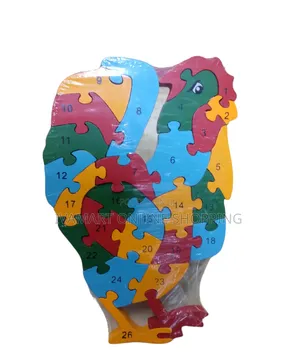 Wooden Jigsaw Puzzles for Kids - With Alphabets Numbers