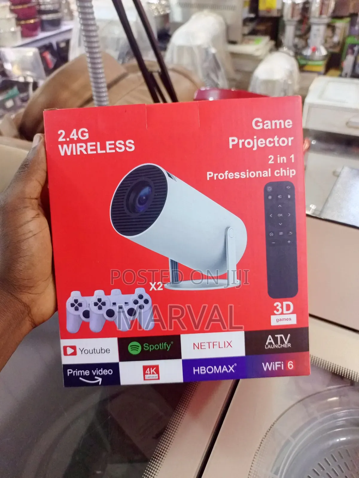 2.4G Wireless Game Projector