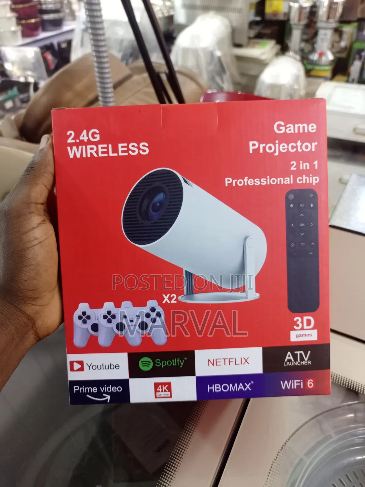 2.4G Wireless Game Projector