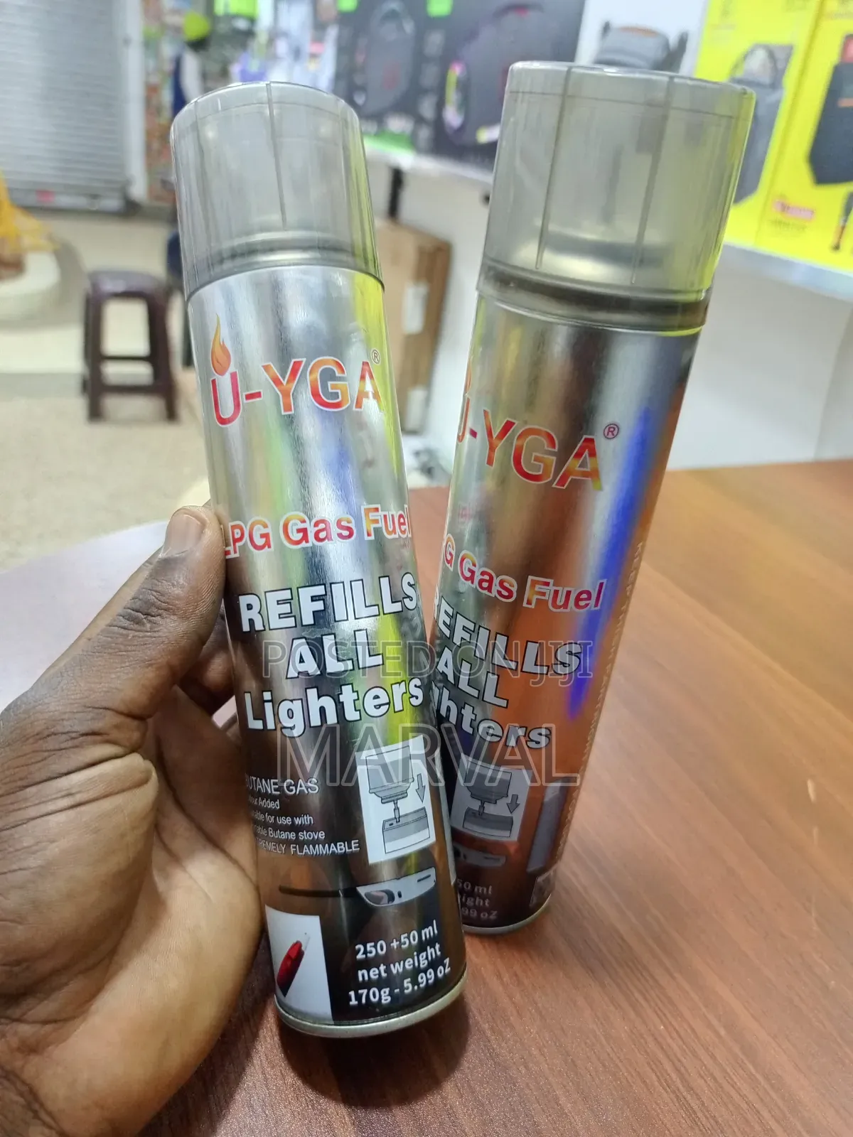 U-Yga 250+50 Ml (300 Ml Total) Butane Gas Fuel Refill Canister