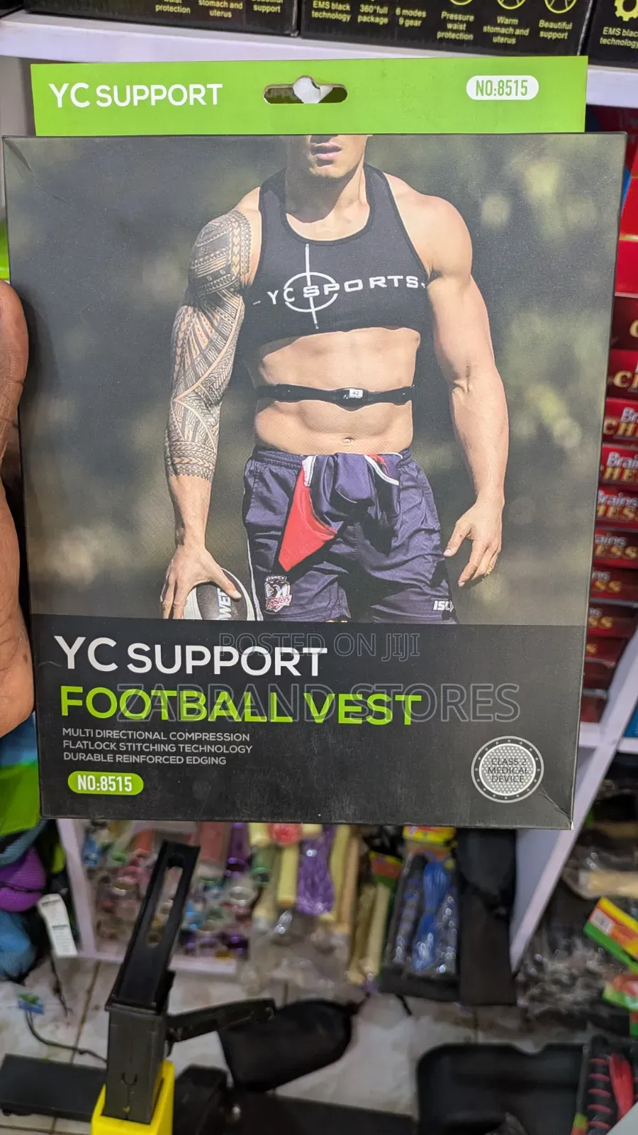 YC Support Foot Ball Vest