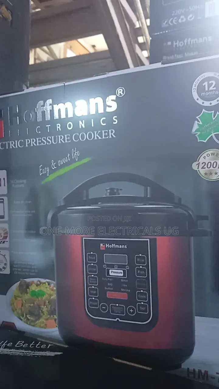 Electric Rice Cooker 1200w Hoffmans Brand.
