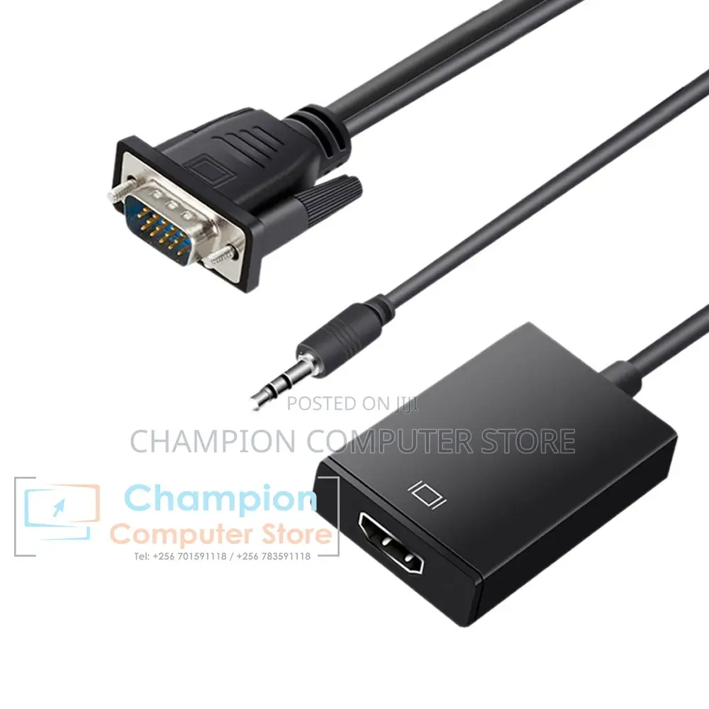 VGA to HDMI Converter Adapter Cable With Audio Output