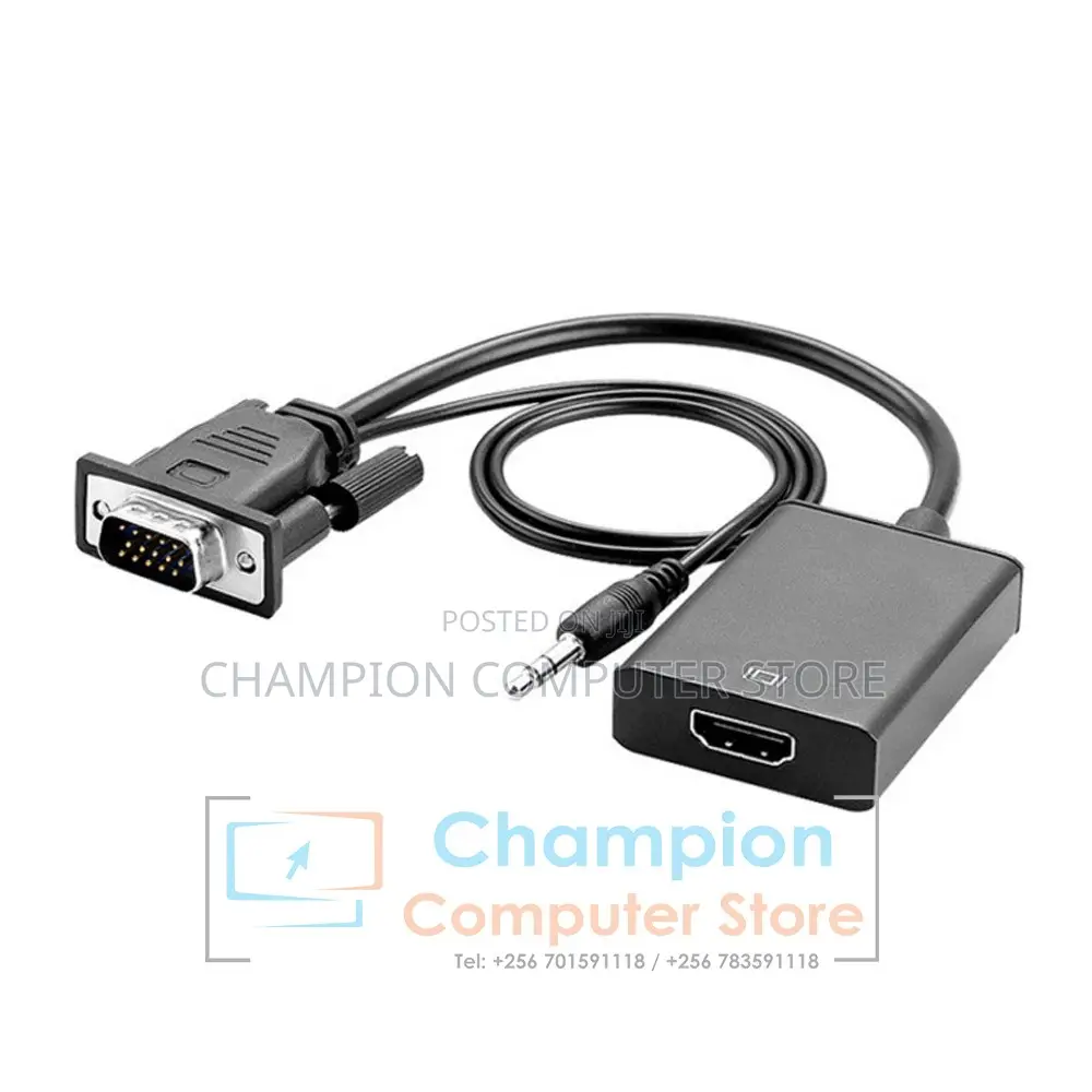VGA to HDMI Converter Adapter Cable With Audio Output