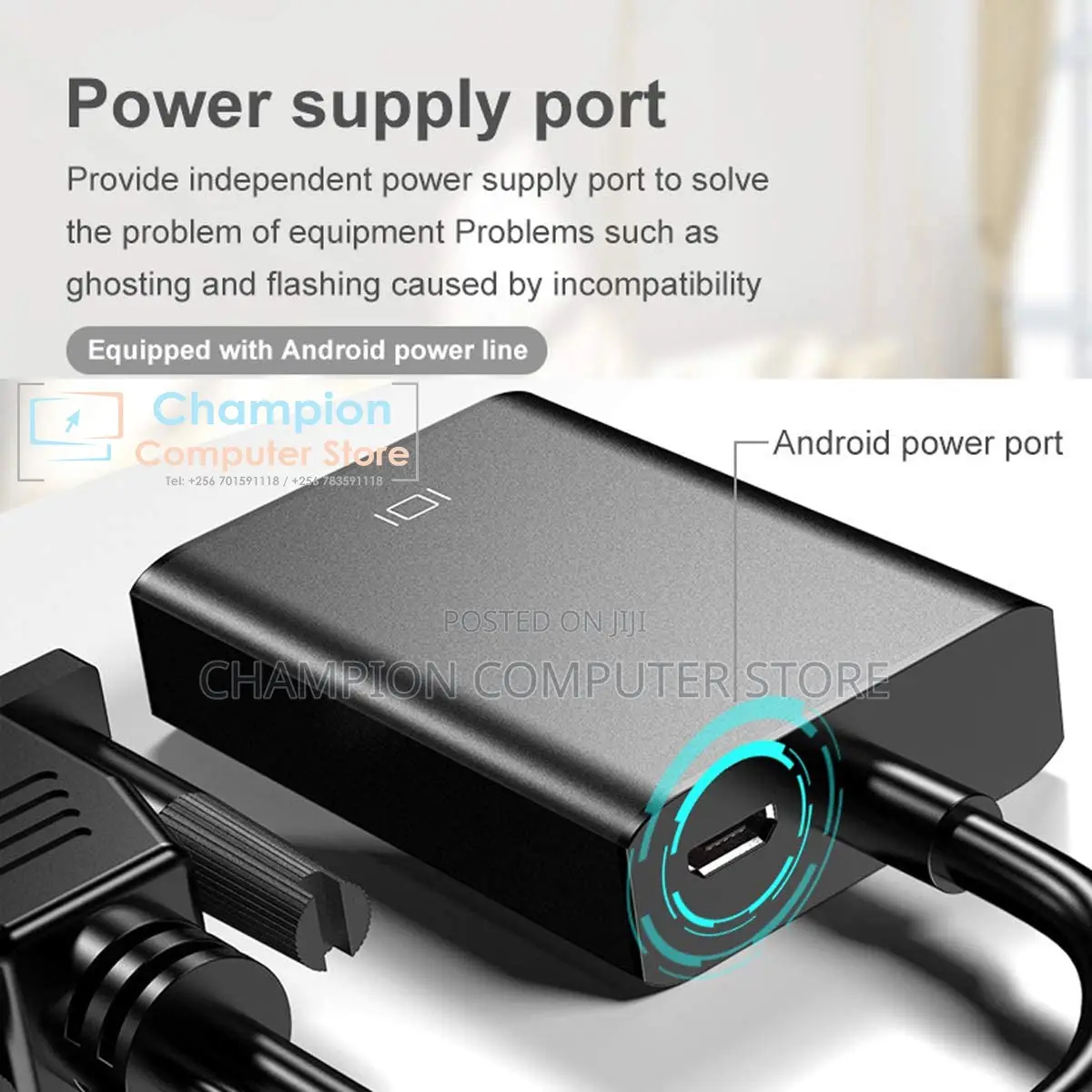 VGA to HDMI Converter Adapter Cable With Audio Output