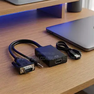 VGA to HDMI Converter Adapter Cable With Audio Output