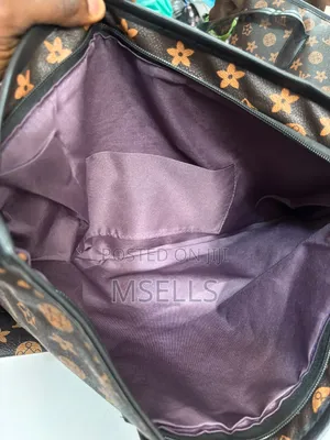 Patterned Tote Bag (Brown)