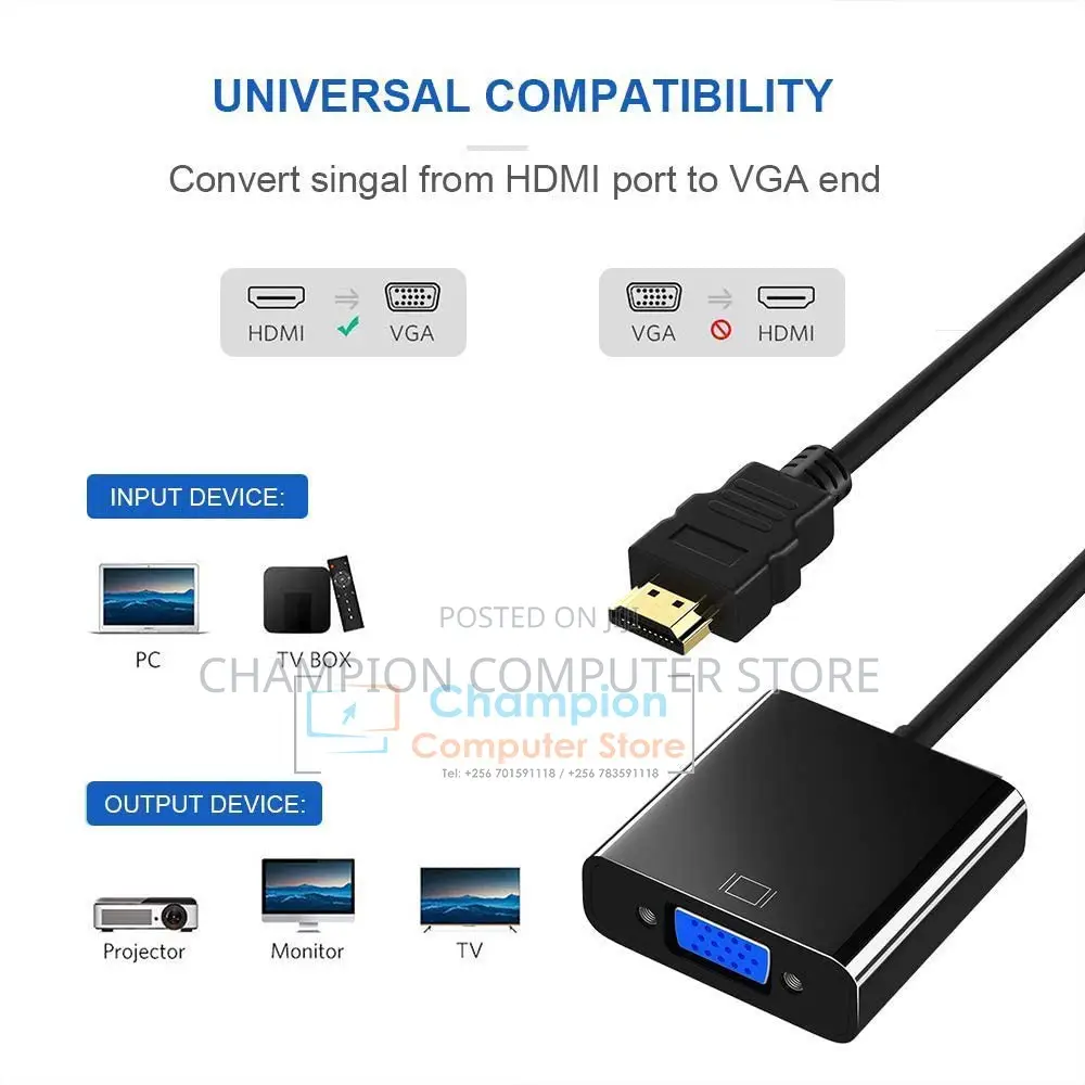 Hdmi to Vga Converter/ Adaptor