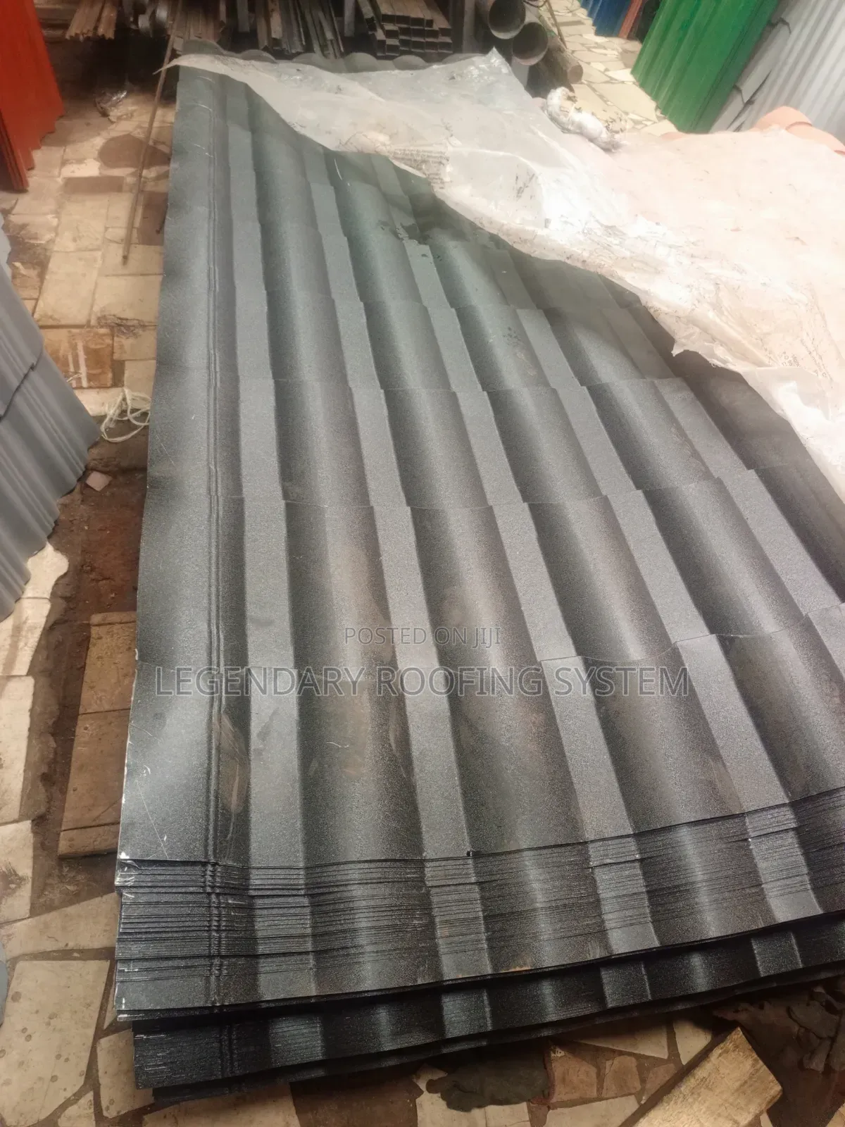 Romantile Black Ironsheets Uganda Baati G28