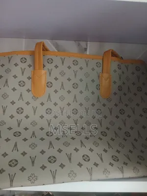 Geometric Tote Bag (Beige)