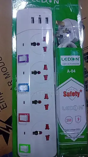 Extension Cable 4way Ledon Brand New.
