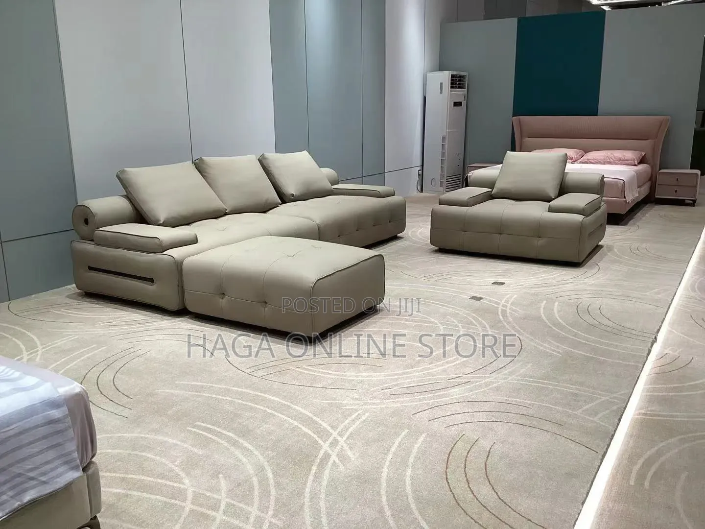 L Shaped Sofa With Single Seat