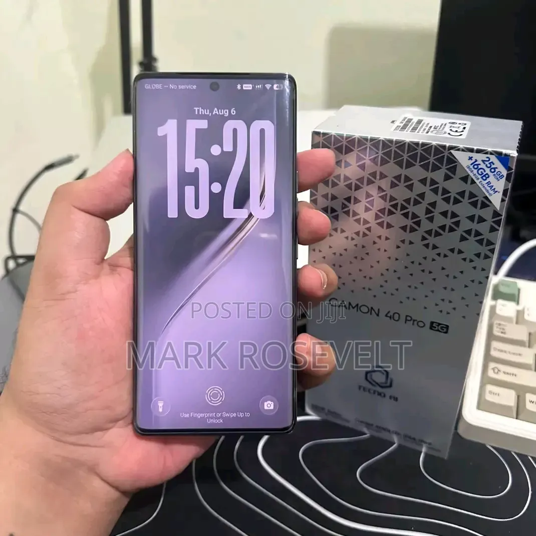 New Tecno Camon 40 Pro 5G 256 GB Black