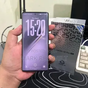 New Tecno Camon 40 Pro 5G 256 GB Black