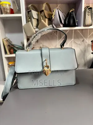 Flap Handbag (Light Blue)