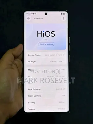 New Tecno Camon 40 Pro 5G 256 GB Gray