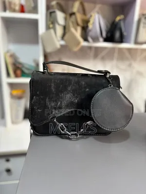 Velvet Black Hand Bag