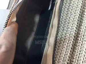 Woven Grey Hand Bag