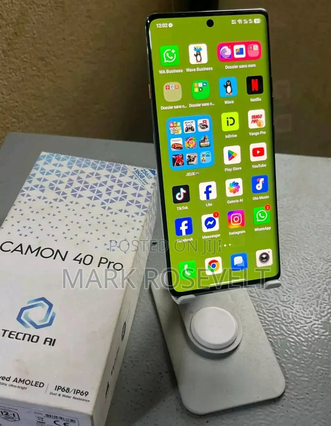 New Tecno Camon 40 Pro 5G 256 GB Blue