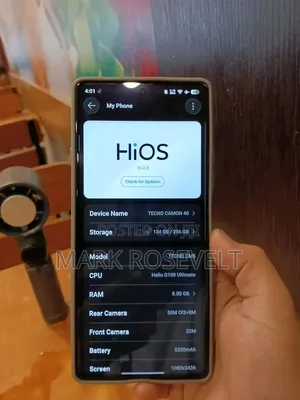 New Tecno Camon 40 Pro 5G 256 GB Black