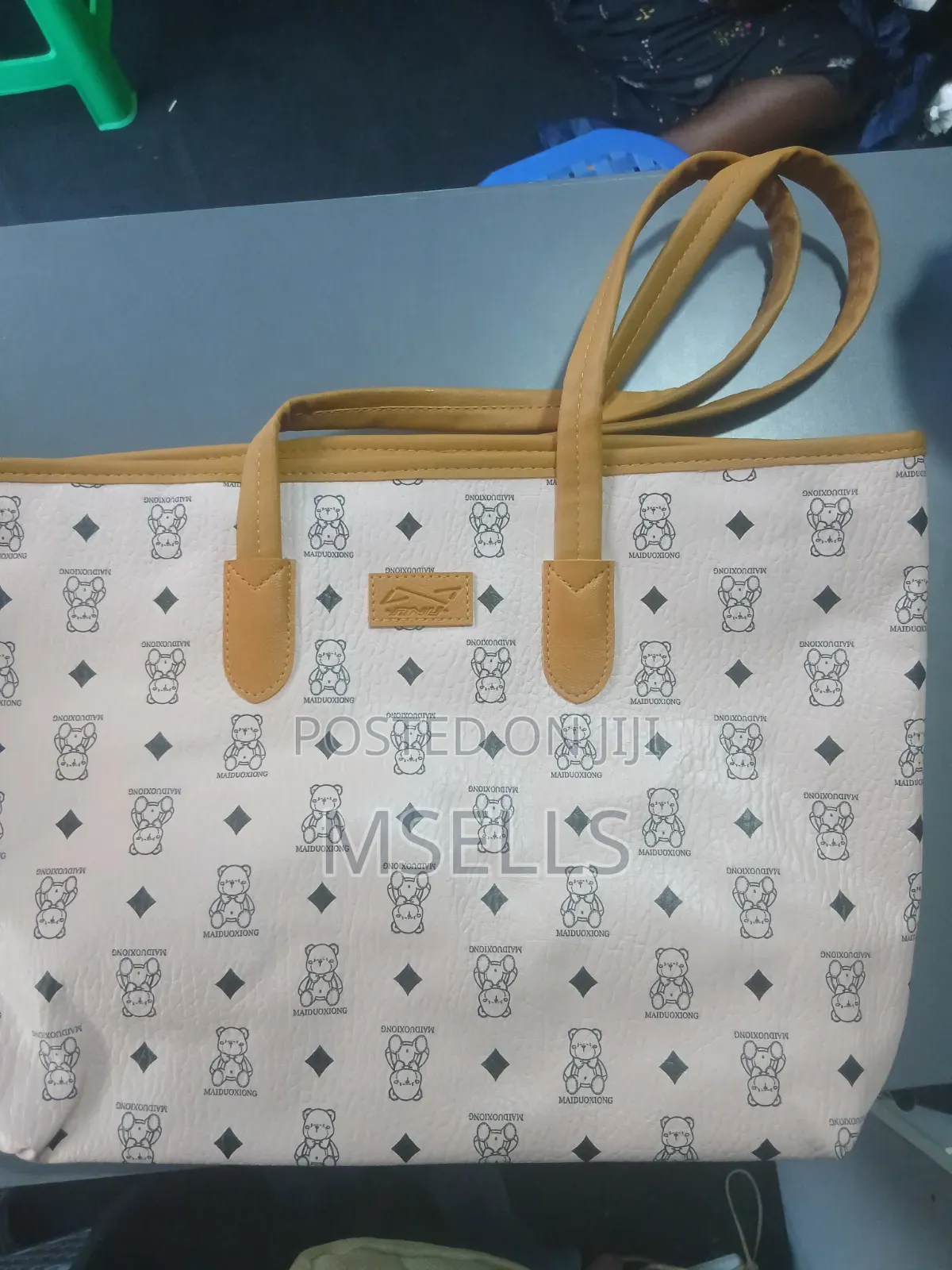 Patterned Tote Bag (Pink)