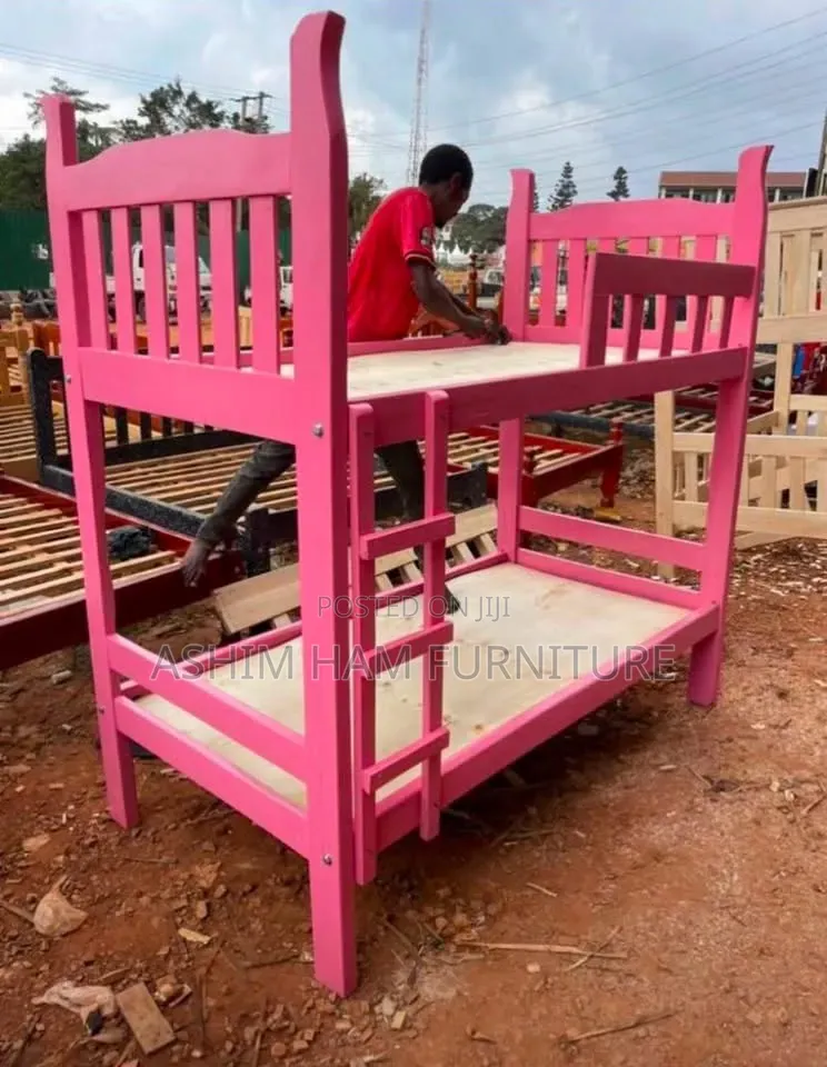 Pink Double Bed