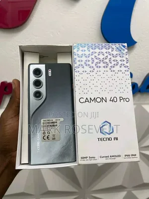 New Tecno Camon 40 Pro 5G 256 GB Black