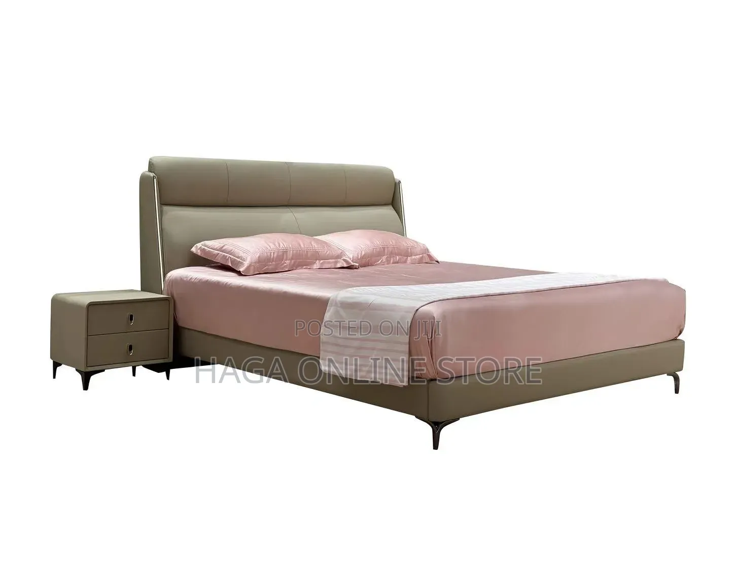 King Size Bed With Two Side Drawers