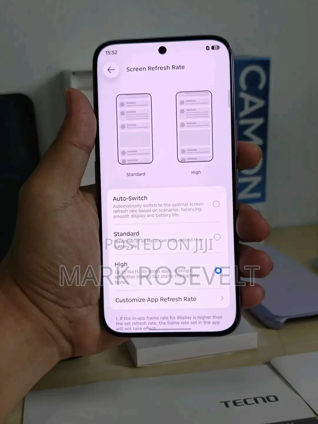 New Tecno Camon 50 Ultra 256 GB Pink