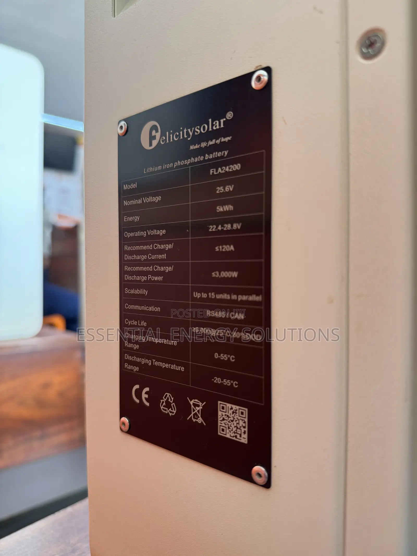 5kwh 24v Felicity Lithium Battery
