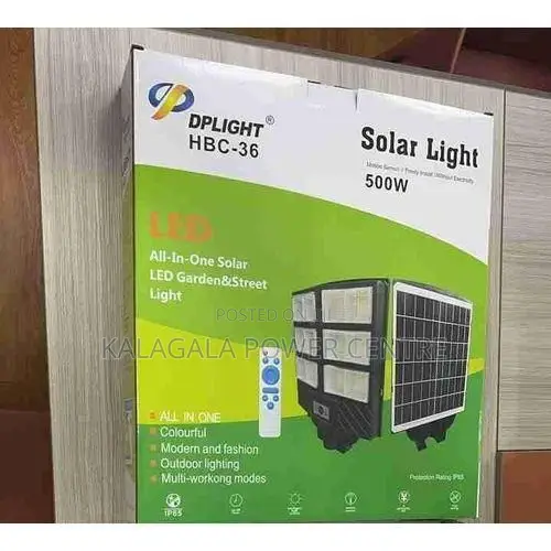 Dp Led Light DP Light 500W Solar Powered Street Lamp