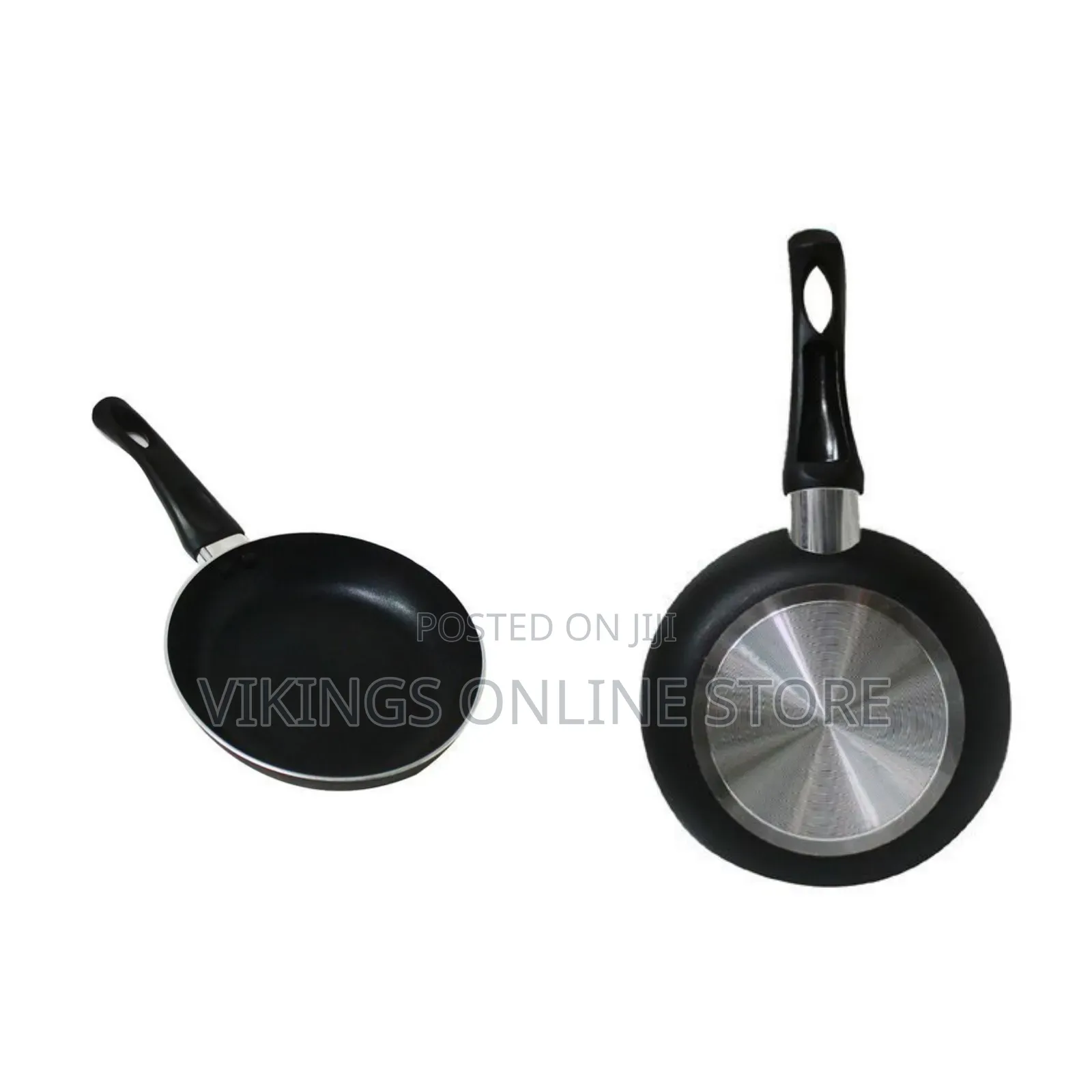 26Cm Chapati, Egg Non-Stick Frying Pans, Black