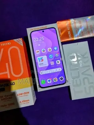 New Tecno Spark 40 Pro+ 256 GB White