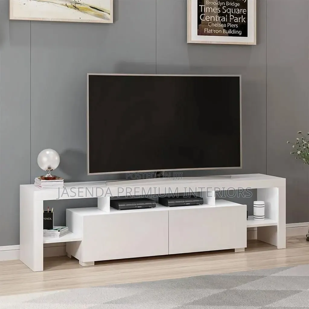 TV Stand 1.5m Modern With Storage | Low TV Table